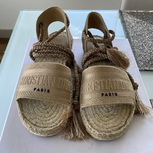 Dior Espadrille Sandals